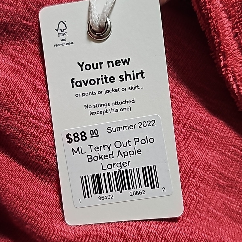 Marine Layer ML Terry Out Polo - Picture 6 of 7
